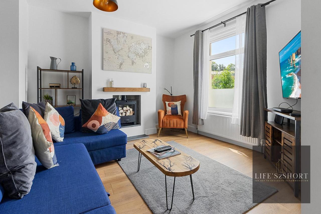 Luxe Garden House For 6 In Central Exeter Bagian luar foto
